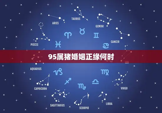 95属猪婚姻正缘何时