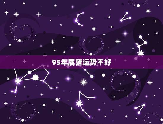 95年属猪运势不好