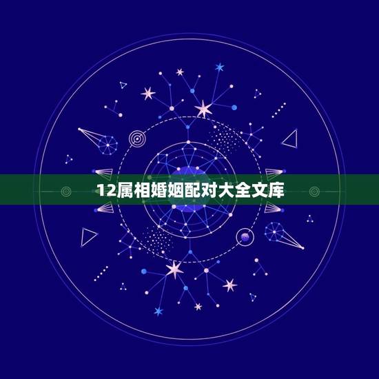 12属相婚姻配对大全文库，最准的12生肖配对表？