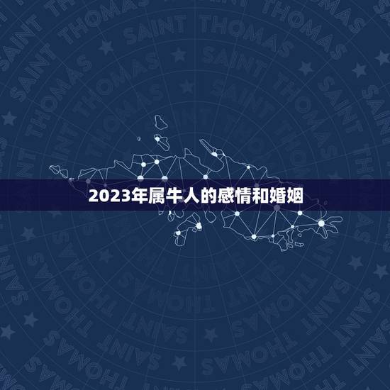 2023年属牛人的感情和婚姻，2023年属牛运势怎么样？