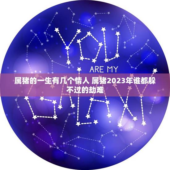 属猪的一生有几个情人 属猪2023年谁都躲不过的劫难