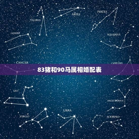 83猪和90马属相婚配表,属马1990和属猪1983婚姻配吗 83猪和90马属相婚配表,属马1990和属猪1983婚姻配吗