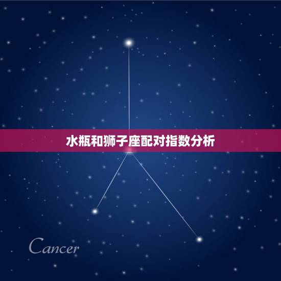 水瓶和狮子座配对指数分析，水瓶座和狮子座合适吗