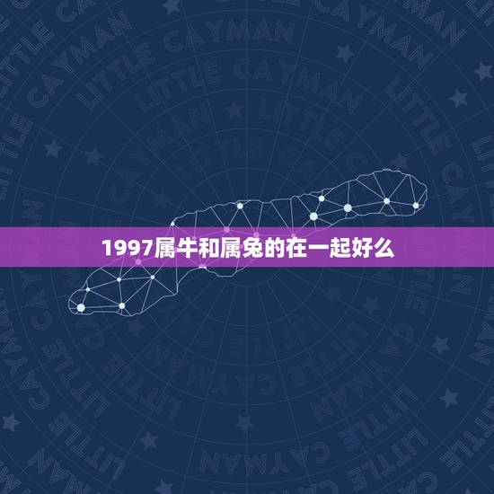 1997属牛和属兔的在一起好么(星座配对分析)