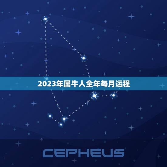 2023年属牛人全年每月运程，属牛人2023年全年运势