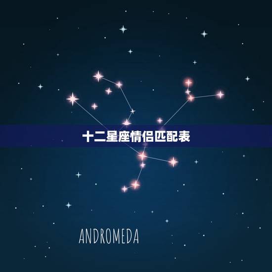 十二星座情侣匹配表，星座搭配情侣星座