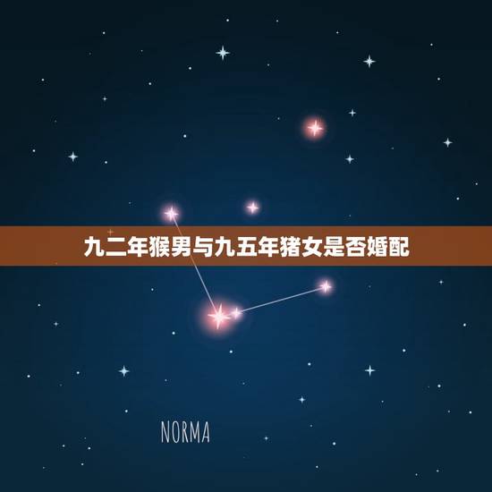 九二年猴男与九五年猪女是否婚配，92年属猴男的和95年属猪的女相克吗？