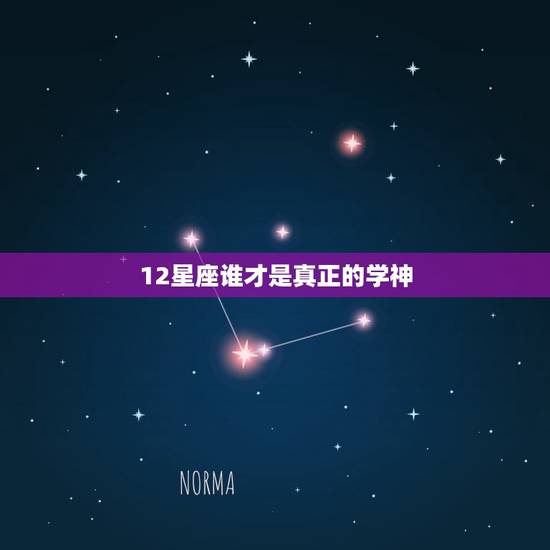 12星座谁才是真正的学神，十二星座学霸排行榜
