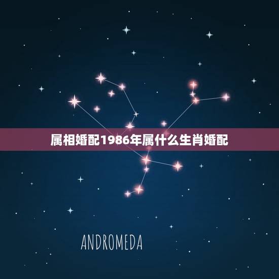 属相婚配1986年属什么生肖婚配，1986年出生的和哪些属相合婚