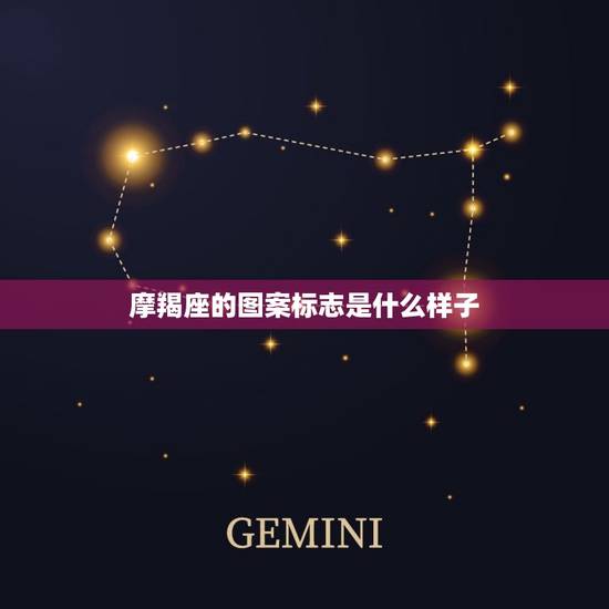 摩羯座的图案标志是什么样子，带摩羯座号的 名