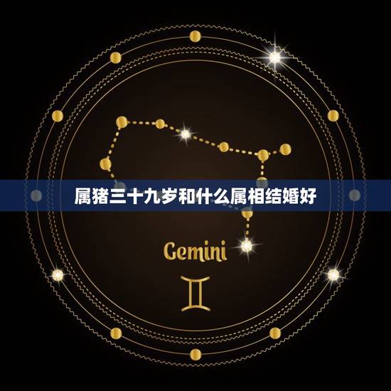 属猪三十九岁和什么属相结婚好，属猪的最佳结婚年龄