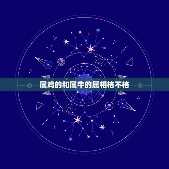 属鸡的和属牛的属相格不格，属和属什么的最配