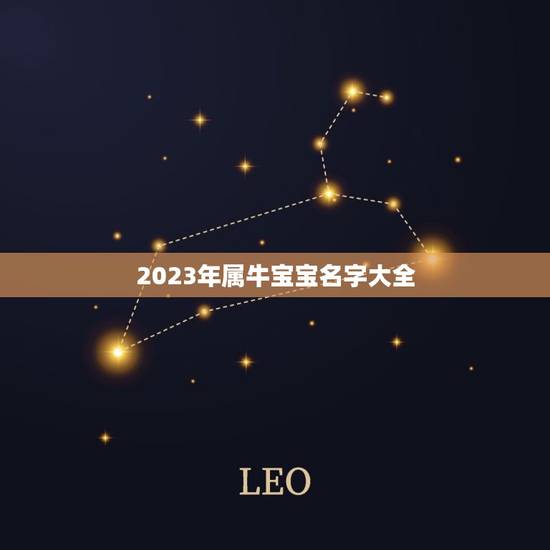 2023年属牛宝宝名字大全,2023属牛宝宝取什么名好 2023年属牛宝宝名字大全,2023属牛宝宝取什么名好