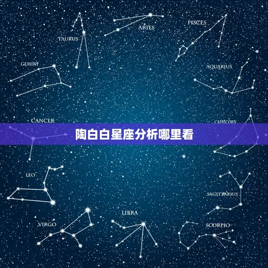 陶白白星座分析哪里看