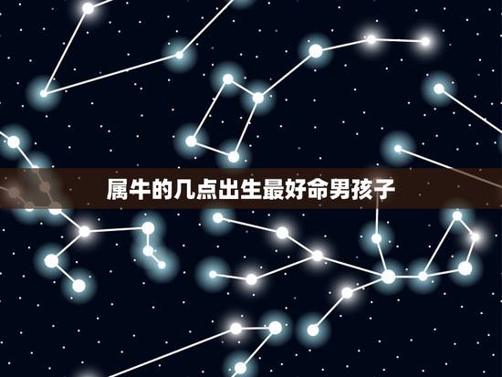 属牛的几点出生最好命男孩子，属牛的男人命运好吗？