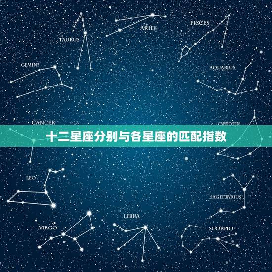 十二星座分别与各星座的匹配指数，十二星座的更佳配对表