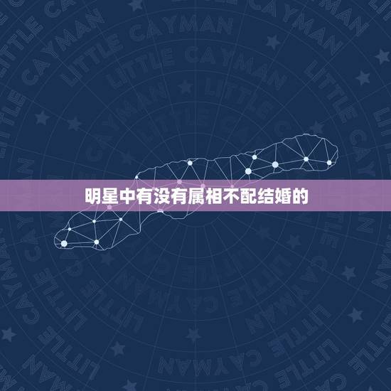 明星中有没有属相不配结婚的，属相不合的明星夫妻有么有