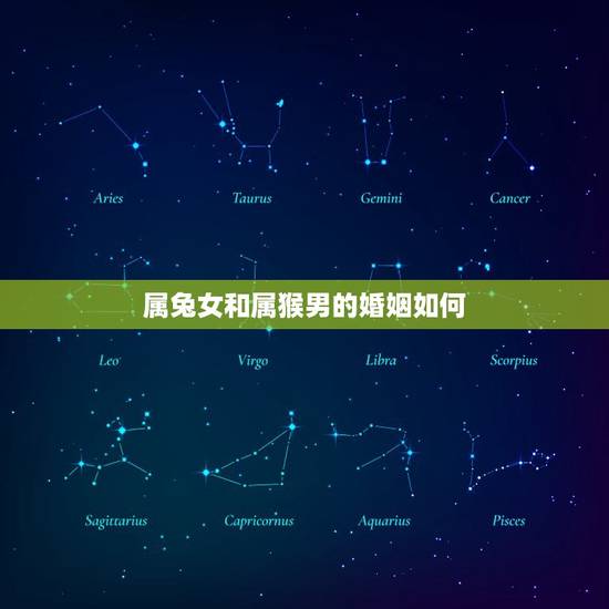 属兔女和属猴男的婚姻如何(星座配对分析)