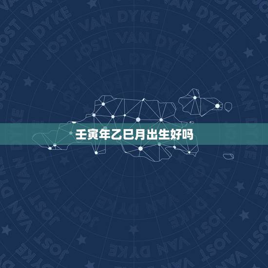 壬寅年乙巳月出生好吗，壬寅日乙巳时出生人的富贵层次