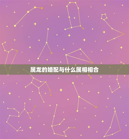 属龙的婚配与什么属相相合,属龙的和什么属相最配 属龙的婚配与什么属相相合,属龙的和什么属相最配