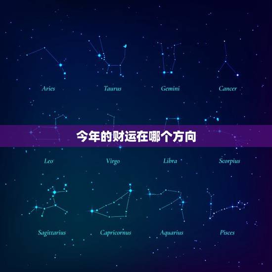 今年的财运在哪个方向，今年属猪的财运在哪个方向