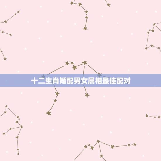 十二生肖婚配男女属相最佳配对，属羊的男女属相婚配表 属羊的和什么属相最