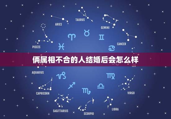 俩属相不合的人结婚后会怎么样，两人属相不合能结婚吗？