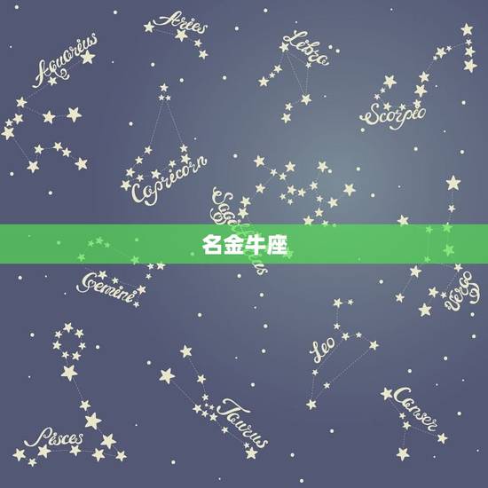 名金牛座