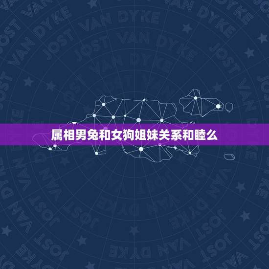 属相男兔和女狗姐妹关系和睦么，女狗和男兔与男猪哪一位更适合结婚