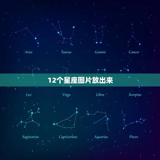 12个星座图片放出来，十二星座谁是老大