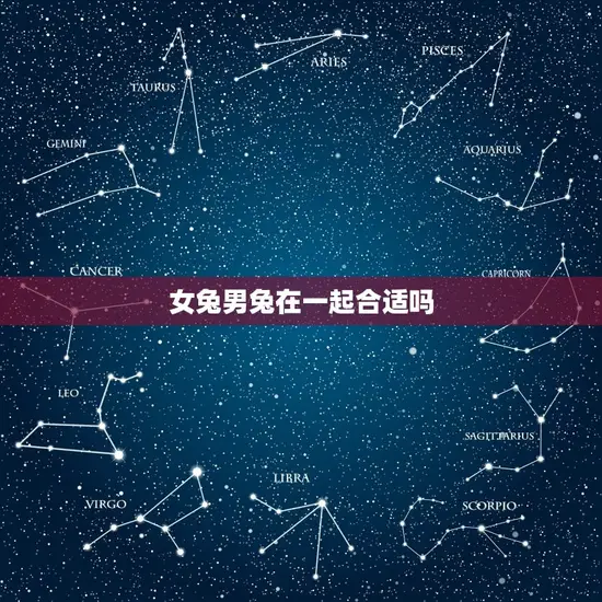 女兔男兔在一起合适吗