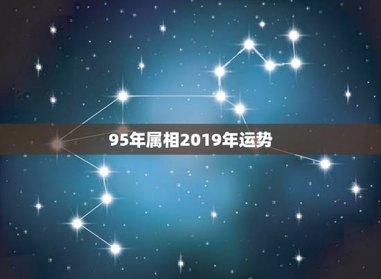 95年属相2019年运势，95年属猪农历9月19的运势如何