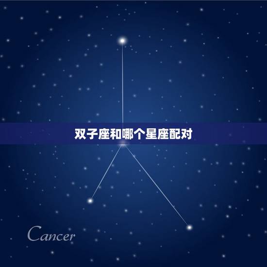 双子座和哪个星座配对，12星座谁最怕双子座