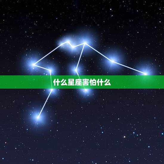 什么星座害怕什么，十二星座最怕什么虫子
