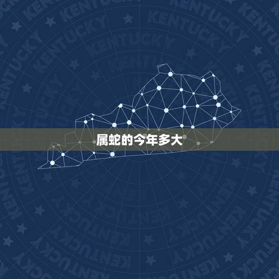 属蛇的今年多大，属蛇多少岁？