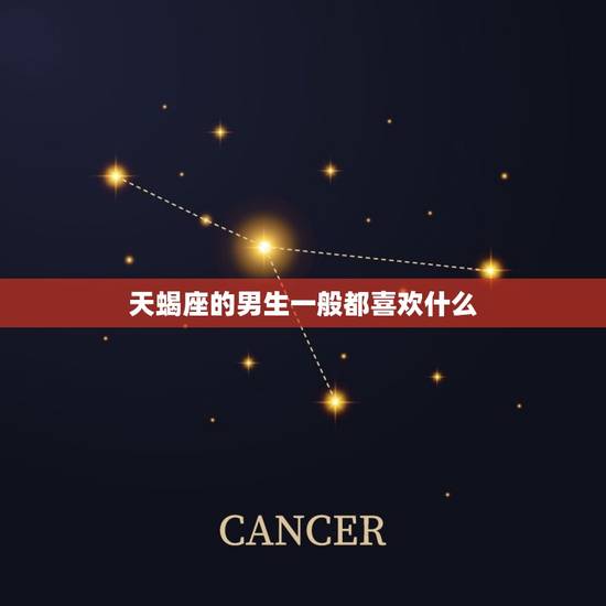 天蝎座的男生一般都喜欢什么，天蝎座男喜欢什么星座