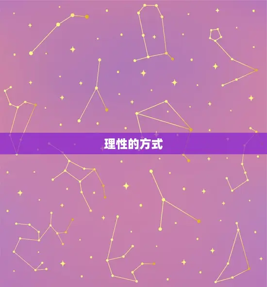 理性的方式