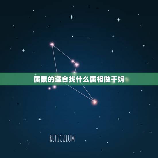 属鼠的适合找什么属相做干妈，女儿属鼠找一个什么属相的干爸干妈