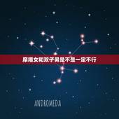 摩羯女和双子男是不是一定不行，双子男和摩羯女