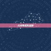 斗术甲戌月运势