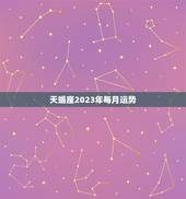 天蝎座2023年每月运势，天蝎座男人未来三年运势