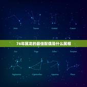 76年属龙的最佳配偶是什么属相，76年属龙女人最佳属相婚配