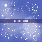 2013年什么星座，1990年属什么生肖