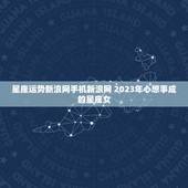 星座运势新浪网手机新浪网 2023年心想事成的星座女