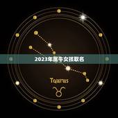 2023年属牛女孩取名，朱姓女孩起名2023年属牛