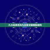 九三年男鸡与九五年女猪婚配如何，属与属猪男配吗