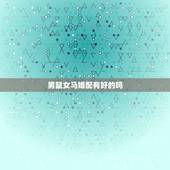 男鼠女马婚配有好的吗，男属鼠女属马婚配真的不好吗