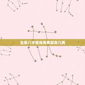 生辰八字查询免费算命几两(推荐几款免费算命软件)