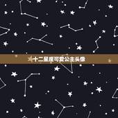 十二星座可爱公主头像，十二星座的公主礼服