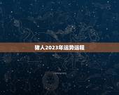 猪人2023年运势运程